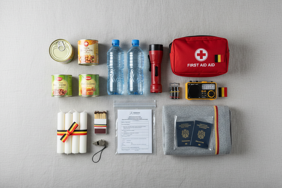 Wat zit er écht in een Belgisch noodpakket volgens crisis.be?
