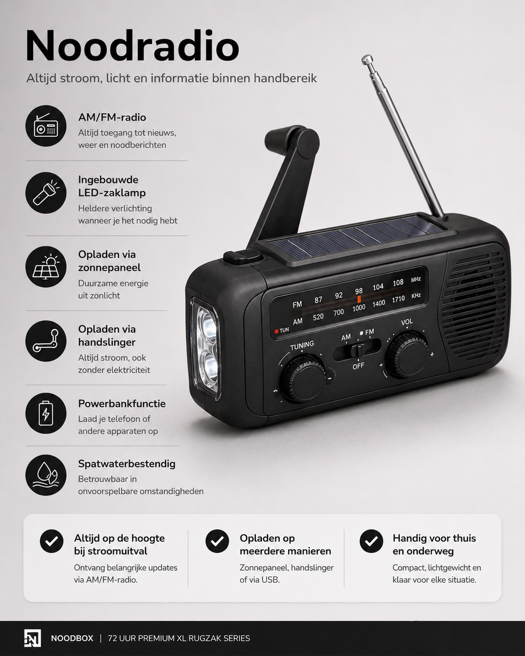 NoodBox 72 Uur Premium XL