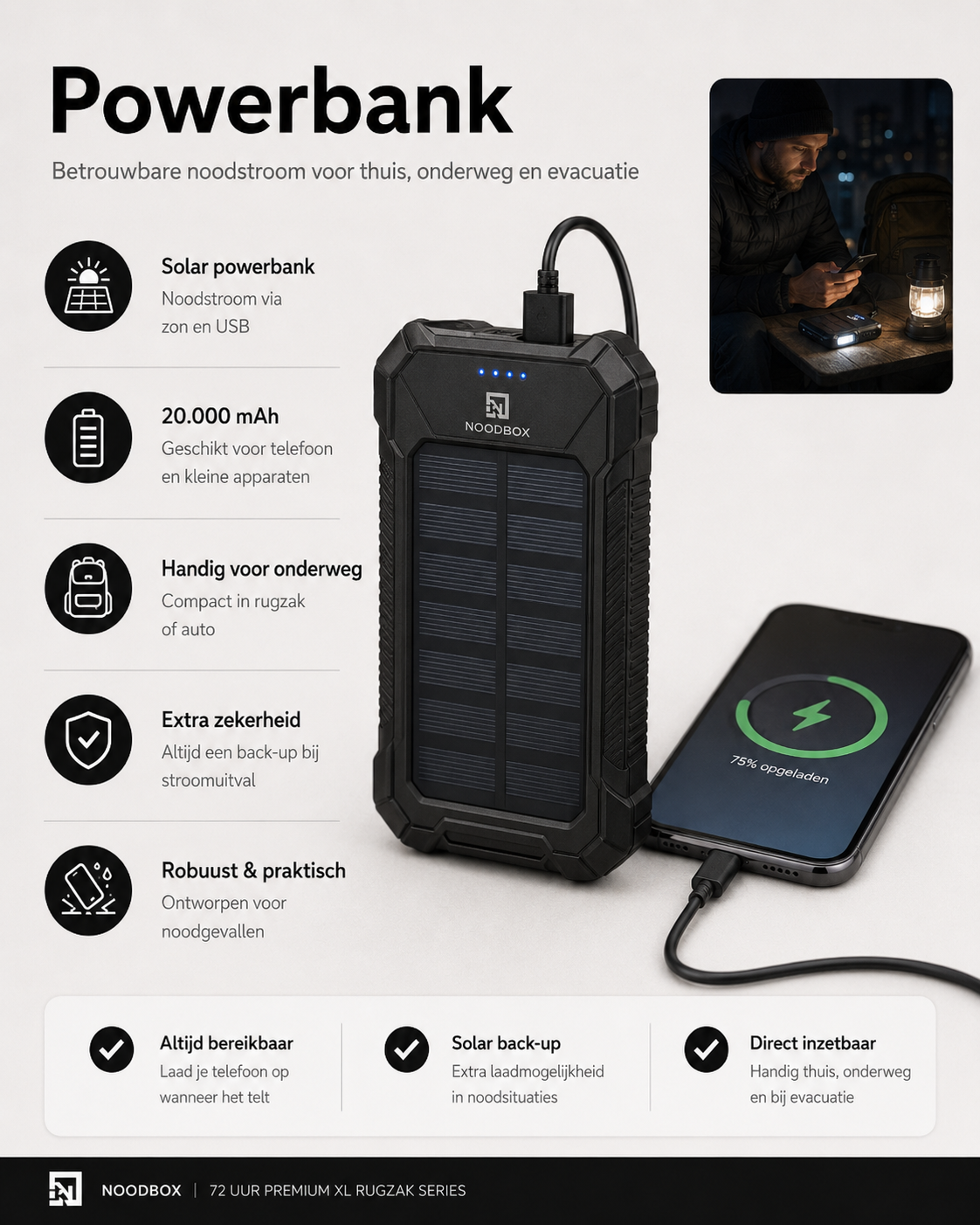 NoodBox 72 Uur Premium XL