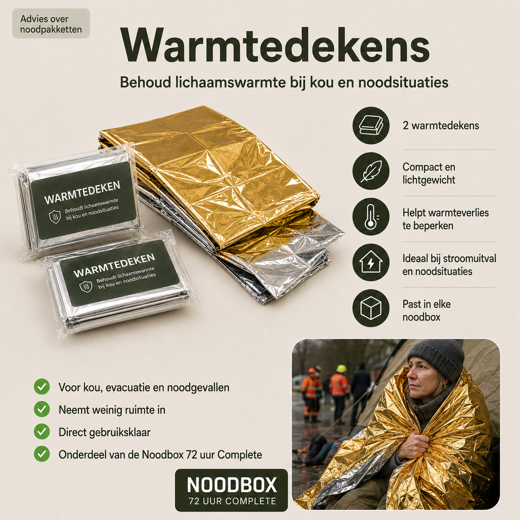 NoodBox 72 Uur Compleet – Alles Voorbereid in èèn Praktische Doos