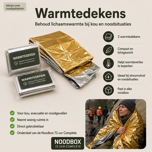 NoodBox 72 Uur Compleet – Alles Voorbereid in èèn Praktische Doos